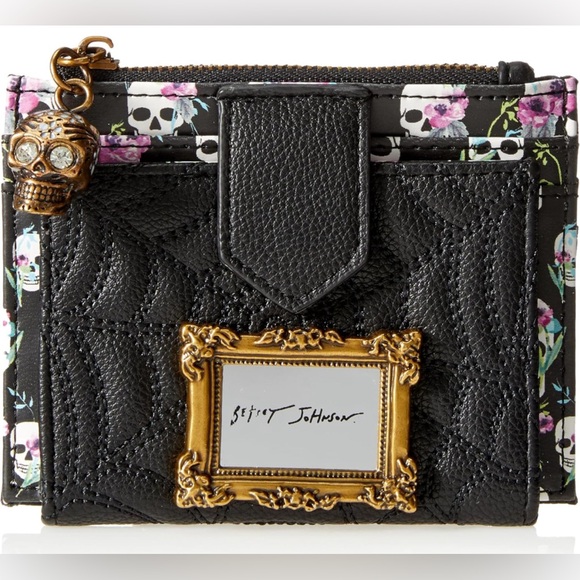 Betsey Johnson Handbags - Skull & Spider Bi-Fold Wallet from Betsey Johnson